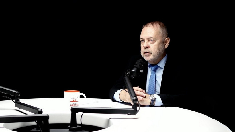 Chuyên gia Grigory Trofimchuk - tác giả cuốn sách “Việt Nam cất cánh” đạt giải nhất Giải thưởng Thông tin Đối ngoại Việt Nam lần thứ VII năm 2021. (Ảnh: Quang Vinh/TTXVN)