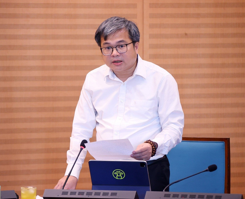 Ông Trương Việt Dũng, Phó Chủ tịch Ủy ban Nhân dân Hà Nội nhiệm kỳ 2021-2026. (Ảnh: Văn Điệp/TTXVN)