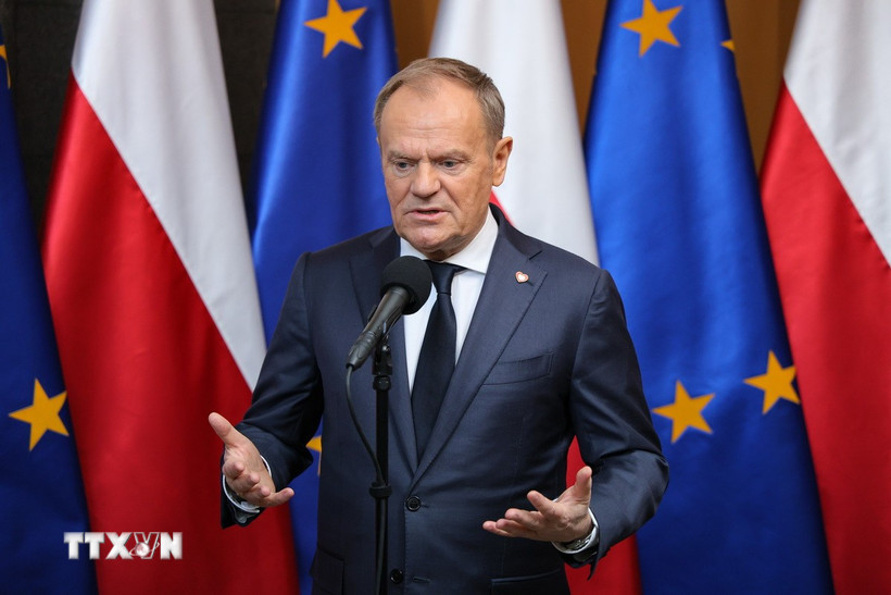 Thủ tướng Ba Lan Donald Tusk. (Nguồn: PAP/TTXVN)