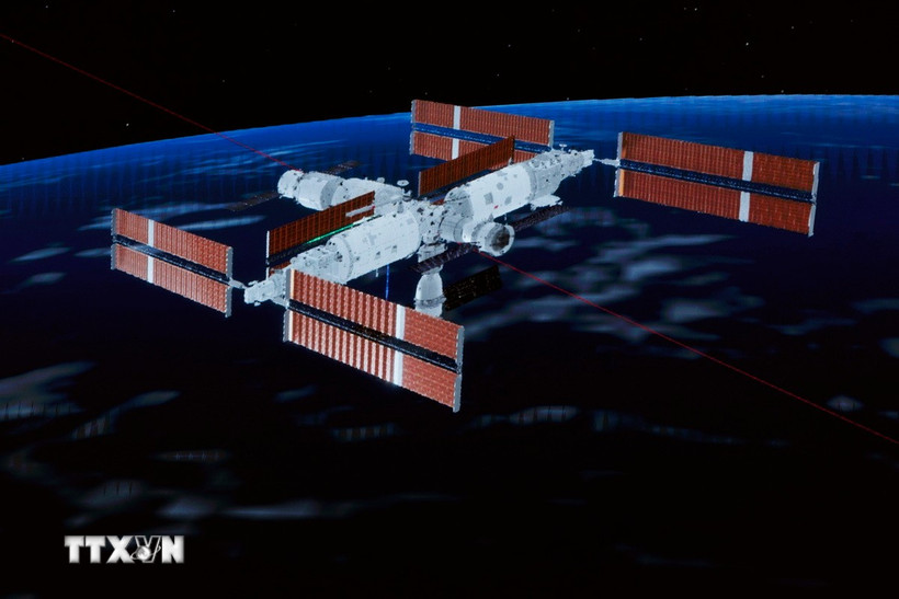 Tàu vũ trụ có người lái Thần Châu-20. (Nguồn: THX/TTXVN)