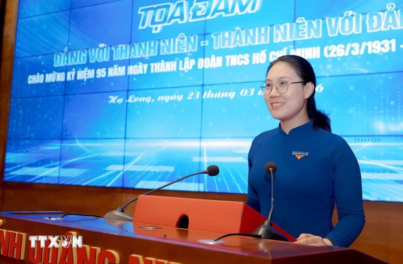Cô giáo Vũ Thị Hiền Anh. (Ảnh: TTXVN phát)