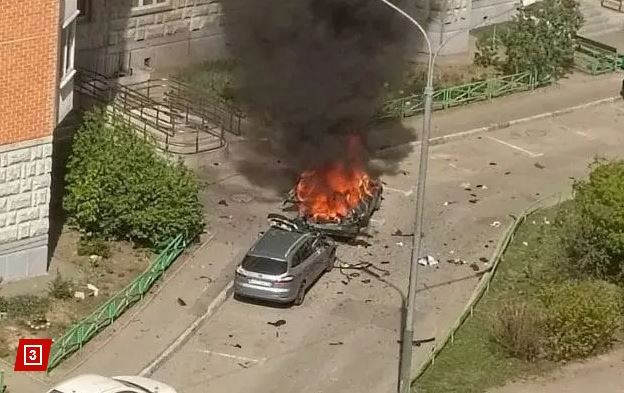 Hiện trường vụ nổ bom xe. (Nguồn: X)