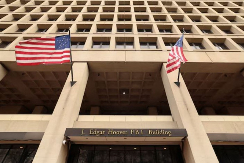 Quang cảnh bên ngoài trụ sở Cục Điều tra Liên bang Mỹ ở Washington. (Nguồn: REUTERS/TTXVN)