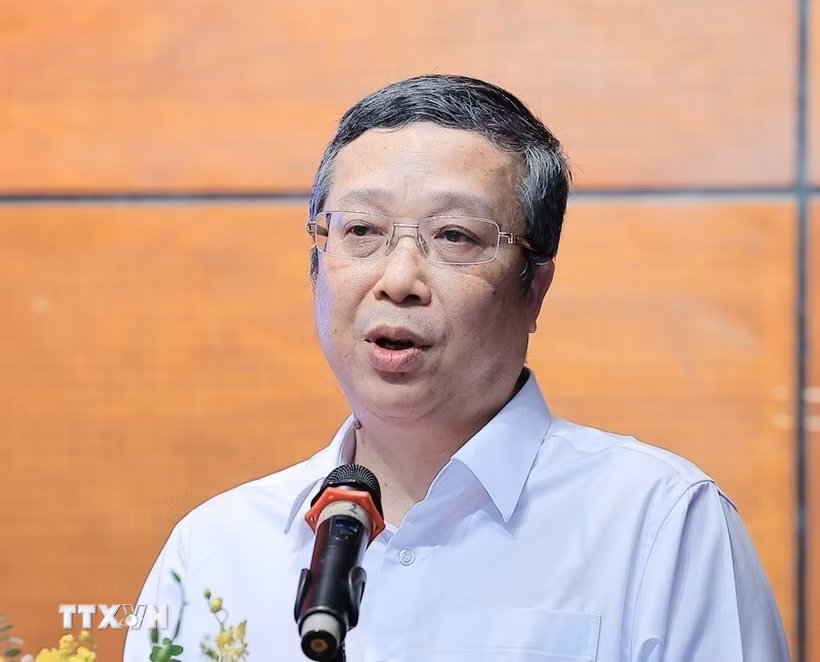 Ông Hoàng Trung, Thứ trưởng Bộ Nông nghiệp và Môi Trường. (Ảnh: Lê Đông/TTXVN)