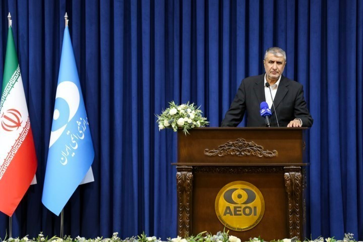 Người đứng đầu Tổ chức Năng lượng Nguyên tử Iran (AEOI) Mohammad Eslami. (Ảnh: IRNA/TTXVN)