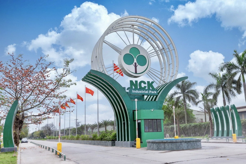 Một góc Khu công nghiệp Nam Cầu Kiền. (Nguồn: TTXVN phát)