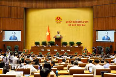 Kỳ họp thứ hai, Quốc hội khóa XVI. (Ảnh: Doãn Tấn/TTXVN) 