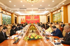 Quang canh buổi tiếp. (Ảnh: HP/BQP)