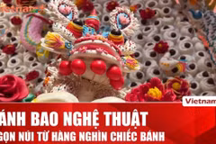 Bánh bao hấp trở thành tâm điểm tại triển lãm Tết Nguyên đán ở Bắc Kinh