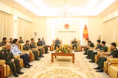 Quang cảnh buổi tiếp. (Ảnh: PV/Vietnam+)