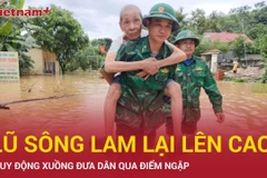 Nước ồ ạt đổ về từ thượng nguồn, nhiều trường học-trạm y tế ở Nghệ An hư hỏng nặng
