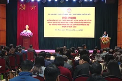 Quang cảnh hội nghị. (Ảnh: PV/Vietnam+)