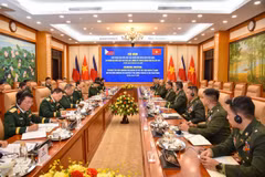 Quang cảnh hội đàm. (Ảnh: PV/Vietnam+)