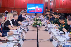 Việt Nam và Liên bang Nga đồng chủ trì Phiên họp tham vấn lần thứ hai trong lĩnh vực biển. (Ảnh:BQP)