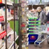 Người dân mua sắm tại siêu thị ở Berlin, Đức. (Nguồn: THX/TTXVN)
