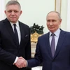 Thủ tướng Slovakia Robert Fico và Tổng thống Nga Vladimir Putin. (Nguồn: Reuters)