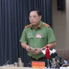 Trung tướng Nguyễn Hải Trung, Giám đốc Công an thành phố Hà Nội. (Ảnh: Phạm Kiên/TTXVN)