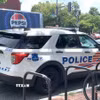 Xe cảnh sát tuần tra tại trung tâm thủ đô Washington D.C. (Ảnh: Ngọc Quang/TTXVN)