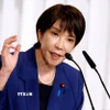 Bà Sanae Takaichi phát biểu tại thủ đô Tokyo, Nhật Bản. (Nguồn: THX/TTXVN)