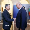 Tổng Bí thư Tô Lâm hội kiến Thủ tướng Bulgaria Rosen Zhelyazkov. (Ảnh: Thống Nhất/TTXVN)