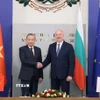 Tổng Bí thư Tô Lâm hội kiến Thủ tướng Bulgaria Rosen Zhelyazkov. (Ảnh: Thống Nhất/TTXVN)