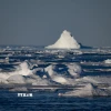 Băng tan do nhiệt độ ấm lên tại đảo Greenland thuộc Bắc Cực, ngày 16/8/2023. (Nguồn: AFP/TTXVN)