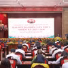 Đại hội đại biểu Đảng bộ các cơ quan Đảng thành phố Hà Nội lần thứ nhất, nhiệm kỳ 2025-2030. (Ảnh: Văn Điệp/TTXVN)