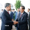 Sáng 6/2/2026, Thủ đô Phnom Penh, Tổng Bí thư Tô Lâm và Chủ tịch Đảng Nhân dân Campuchia Hun Sen đồng chủ trì Hội đàm song phương giữa Đảng Cộng sản Việt Nam và Đảng Nhân dân Campuchia. (Ảnh: Thống Nhất/TTXVN)
