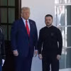 Tổng thống Mỹ Donald Trump và người đồng cấp Ukraine Volodymyr Zelensky (phải) tại Nhà Trắng hôm 28/2/2025. (Ảnh: THX/TTXVN)