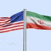 Quốc kỳ Mỹ và Iran. (Ảnh: IRNA/TTXVN)