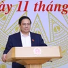 Thủ tướng Phạm Minh Chính phát biểu chỉ đạo. (Ảnh: Dương Giang/TTXVN)