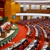Phiên bế mạc Hội nghị lần thứ hai Ban Chấp hành Trung ương Đảng khóa XIV. (Ảnh: Doãn Tấn/TTXVN)