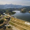 Hồ Cánh Tạng sẽ điều tiết nguồn nước để cấp nước tưới cho khoảng 6.460ha đất canh tác của 13 xã thuộc hai huyện Lạc Sơn và Yên Thủy, tỉnh Phú Thọ (tỉnh Hòa Bình cũ). (Ảnh: Trọng Đạt/TTXVN)