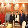 Đồng chí Nguyễn Thanh Nghị tiếp Tổng Bí thư Đảng Cộng sản Ấn Độ Doraisamy Raja. (Nguồn: Báo Quân đội Nhân dân)