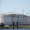 Công trình xây dựng nhà máy khí đốt tự nhiên hóa lỏng (LNG) ở bang Louisiana, Mỹ ngày 17/10/2023. (Ảnh: AFP/TTXVN)