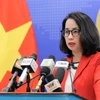 Người phát ngôn Bộ Ngoại giao Phạm Thu Hằng. (Ảnh: An Đăng/TTXVN)
