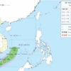 Vị trí và hướng đi của áp thấp nhiệt đới. (Nguồn: Trung tâm Dự báo Khí tượng Thủy văn Quốc gia)