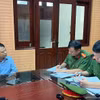 Nguyễn Hòa Bình (Shark Bình) tại Cơ quan công an. (Nguồn: Bộ Công an)