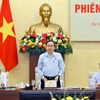 Chủ tịch Quốc hội Trần Thanh Mẫn, Chủ tịch Hội đồng Bầu cử quốc gia phát biểu. Ảnh: Doãn Tấn - TTXVN