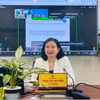 Bà Trịnh Thị Thu Hiền, Phó Cục trưởng Cục Xuất nhập khẩu (Bộ Công Thương). (Ảnh: TTXVN phát)