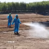 Phun xịt, xử lý dioxin tại sân bay Biên Hòa. (Ảnh minh họa: Công Phong/TTXVN)