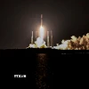 Tên lửa Falcon 9 của SpaceX mang theo vệ tinh Starlink 4-20 rời bệ phóng tại trung tâm vũ trụ ở Mũi Canaveral, bang Florida, Mỹ ngày 4/9/2022. (Ảnh: AFP/TTXVN)