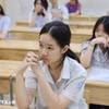 Học sinh dự thi vào lớp 10. (Ảnh: Hoàng Hiếu/TTXVN)