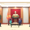 Chiều 29/10/2024, tại Trụ sở Trung ương Đảng, Tổng Bí thư Tô Lâm tiếp bà Delcy Rodríguez Gómez, Ủy viên Bộ Chính trị Đảng Xã hội chủ nghĩa Thống nhất (PSUV), Phó Tổng thống Thường trực Venezuela. (Ảnh: Thống Nhất/TTXVN)