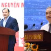 Hai Thứ trưởng Bộ Văn hóa, Thể thao và Du lịch: ông Lê Hải Bình (trái) và ông Phan Tâm. (Nguồn: TTXVN)