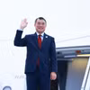 Thủ tướng Lê Minh Hưng kết thúc chuyến tham dự Hội nghị Cấp cao Kỷ niệm 35 năm quan hệ ASEAN-Nga. (Ảnh: Dương Giang/TTXVN)