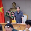 Phó Thủ tướng Trần Hồng Hà phát biểu chỉ đạo cuộc họp. (Ảnh: Văn Điệp/TTXVN)