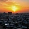 Trại tị nạn ở Khan Yunis, Dải Gaza. (Nguồn: THX/TTXVN)