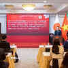 Ông Nguyễn Sáu, Công sứ Đại sứ quán Việt Nam tại Nhật Bản phát biểu tại buổi Lễ. (Ảnh: Xuân Giao/TTXVN)