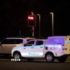 Xe cảnh sát tại hiện trường vụ tấn công khủng bố ở Sydney, Australia ngày 14/12/2025. (Nguồn: THX/TTXVN)
